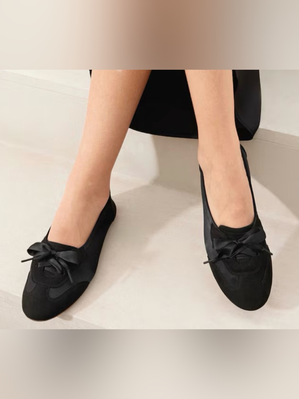 Vivaia Women’s Yanka Round Toe Satin Sneakerina Size 10 (EU 41.5)
